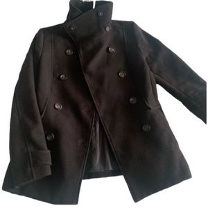 Black Pea Coat, from H&M.